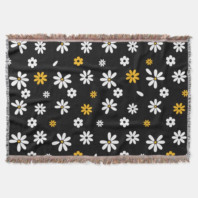 Blume und Petalen 15 Decke (Vorderseite)