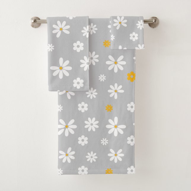 Blume und Petalen 16 Badhandtuch Set (Insitu)