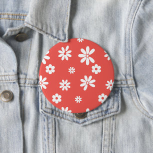 Blume und Petalen 1 Button