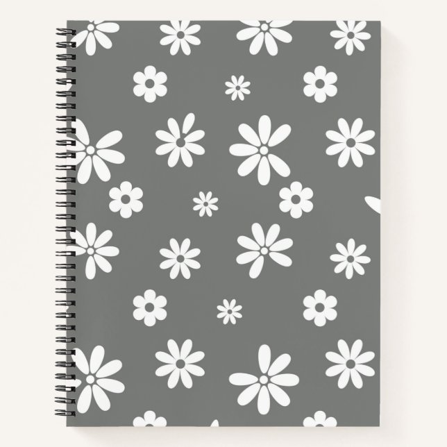 Blume und Petalen 2 Notizbuch (Vorderseite)