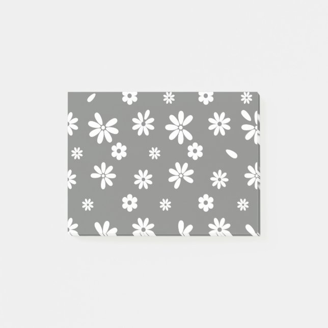 Blume und Petalen 2 Post-it Klebezettel (Vorderseite)