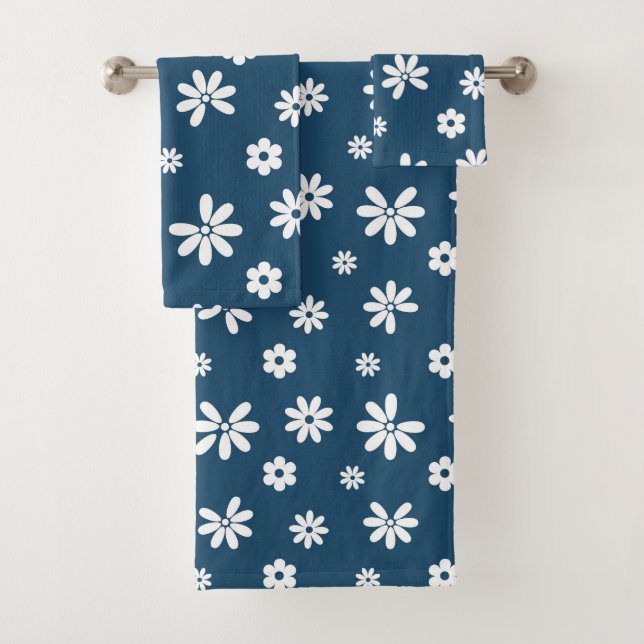 Blume und Petalen 4 Badhandtuch Set (Insitu)