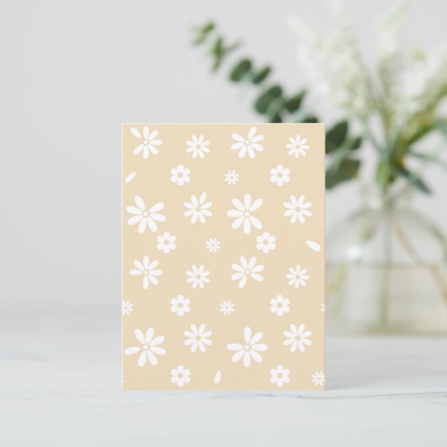 Blume und Petalen 7 Postkarte (Stehend Vorderseite)