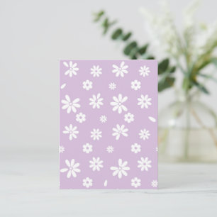 Blume und Petalen 9 Postkarte