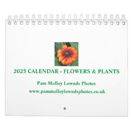 Blume und Pflanze Kalender 2025