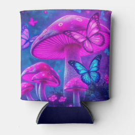 Blume und Pilze-Fiarycore Dosenkühler