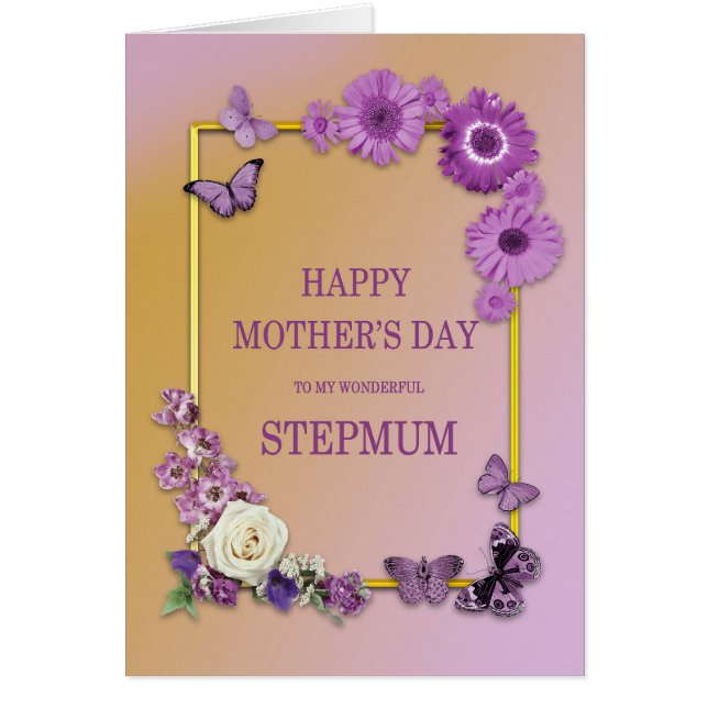 Blume und Schmetterlinge am Stepmum-Muttertag (Vorne)