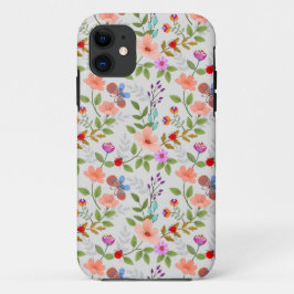 Blume und Schmetterlinge Case-Mate iPhone Hülle