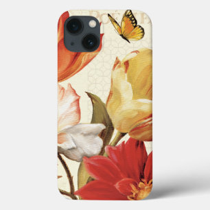 Blume und Schmetterlinge iPhone 13 Hülle