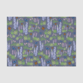 Blume und Schmetterlinge decouptenes Papierlupin Seidenpapier