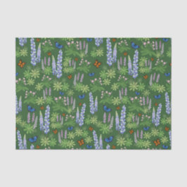 Blume und Schmetterlinge decouptenes Papierlupin Seidenpapier