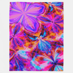 Blume und Schmetterlinge in Abstrakten Fleecedecke