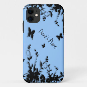 Blume und Schmetterlinge iPhone 5 Fall 11 Hülle