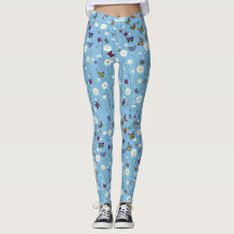 Blume und Schmetterlinge Leggings