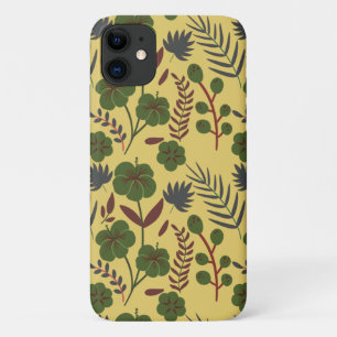 Blume und Schmetterlinge, nahtlos Case-Mate iPhone Hülle