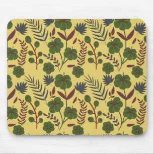 Blume und Schmetterlinge, nahtlos Mousepad