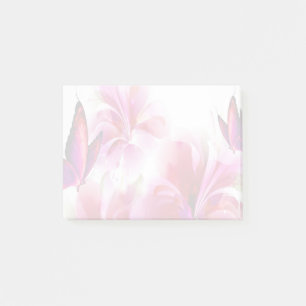 Blume und Schmetterlinge Post-it Klebezettel