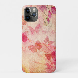 Blume und Schmetterlinge Wasserfarbe, Case-Mate iPhone Hülle