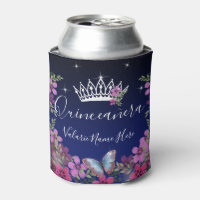 Blume und Schmetterlingsprinzessin Quinceanera blu