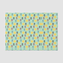 Blume und Sonnenblumenmuster Seidenpapier