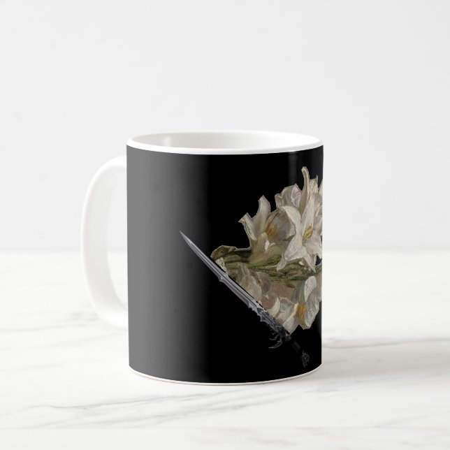 Blume und sortiert kaffeetasse (Vorderseite Links)