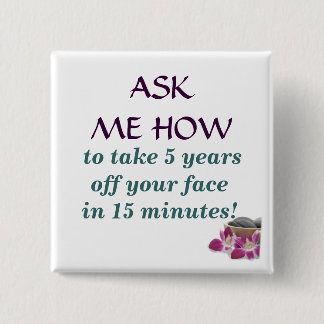 Blume und Steine, 5 Jahre Ihr Fa entfernen… Button