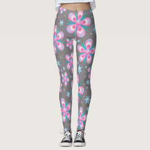 Blume und Sterne Leggings