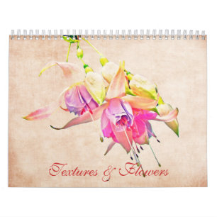 Blume und Texturen Blumenkalender Kalender