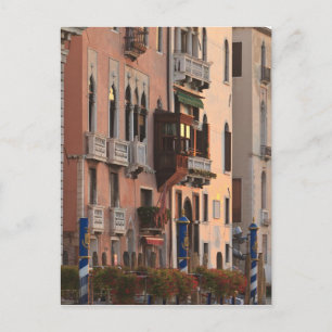 Blume und verzierte Palace-Details, Italien Postkarte