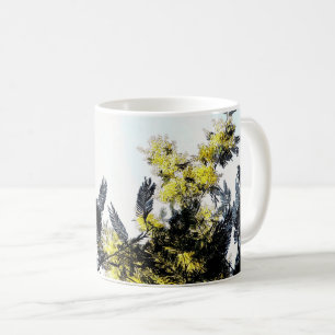 Blume und Zweige Kaffeetasse