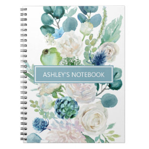 Blume und Zweige Notizblock