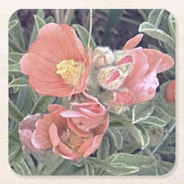 Blume Untersetzer (Vorderseite)