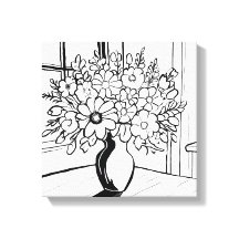 Blume Vase Bouquet Modernes Minimalistisch