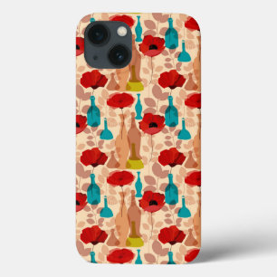 Blume, Vasen und Flaschenmuster Case-Mate iPhone Hülle