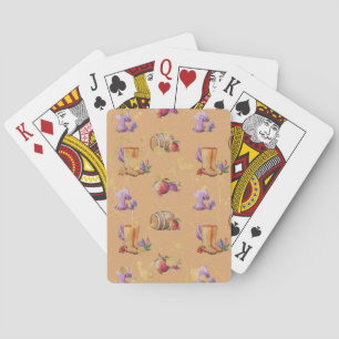 Blume Verlobung Ring Spielkarten
