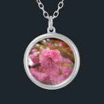 Blume Versilberte Kette<br><div class="desc">Hot Pink Cherry Blossom Blume Foto von Sandy Closs am Lake Arrowhead Pink,  Blume,  Blume,  Blumen,  Frühling,  Kirsche,  Kirschen,  Garten,  Hochzeit,  Hochzeiten, </div>