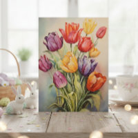 Blume Vintag Ostertulpen