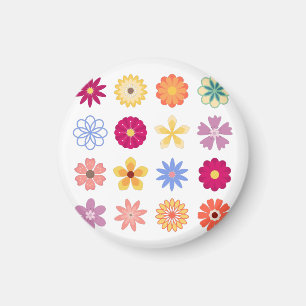 Blume, Vintage Blume, Blumengarten, Magnet