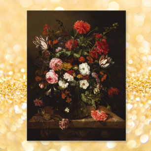 Blume Vintage Ölgemälde der bildenden Künste Perso Postkarte