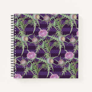 Blume violett notizbuch