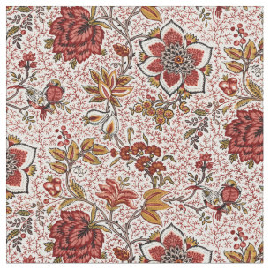Blume & Vogelmuster von Oberkampf & Cie Stoff