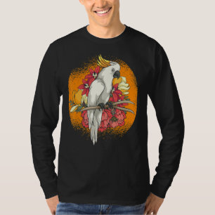 Blume Vogeltropfische Vogelbeobachtung Papagei Flo T-Shirt