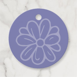 Blume vom Garten Blue Geschenkanhänger