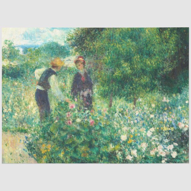Blume von Auguste Renoir Seidenpapier (Vorderseite)