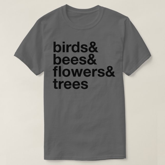 Blume von Birds T-Shirt (Design vorne)