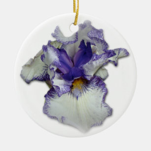 Blume von Blauer und Weißbär Keramikornament