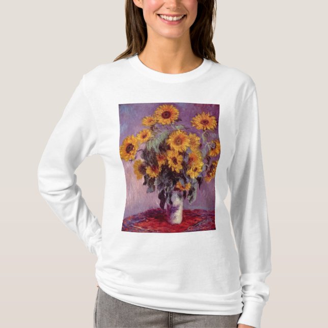 Blume von Claude Monet Shirt (Vorderseite)