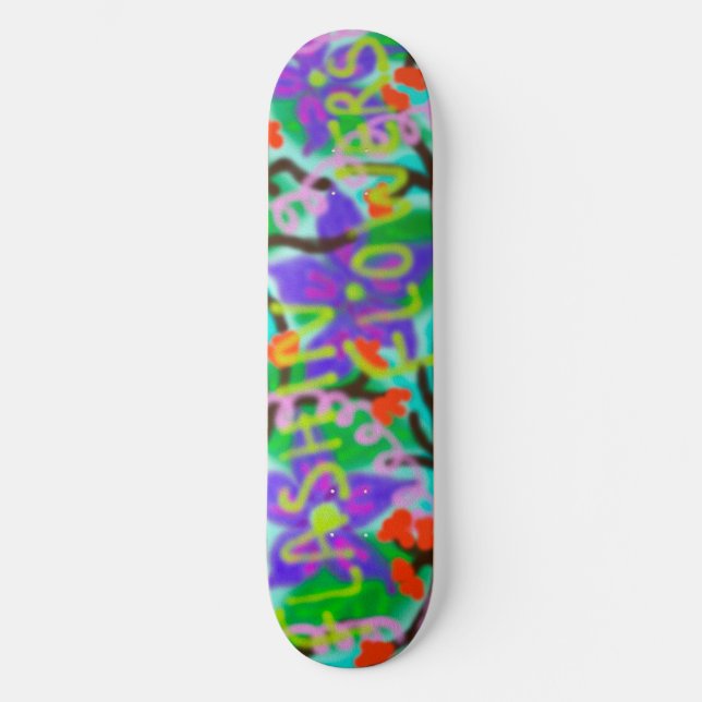 Blume von Flashin Graffiti Skateboard (Vorderseite)