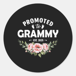 Blume von Frauen für Grammy 2025 Runder Aufkleber