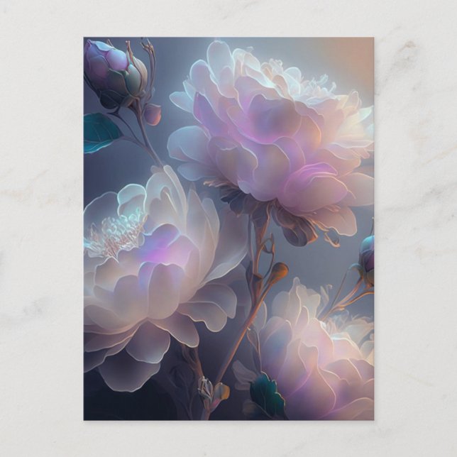Blume von Funkfrequenzen Postkarte (Vorderseite)